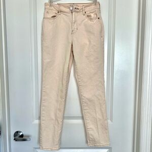 PacSun (size 25) NWOT Cream Stretch Mom Jeans